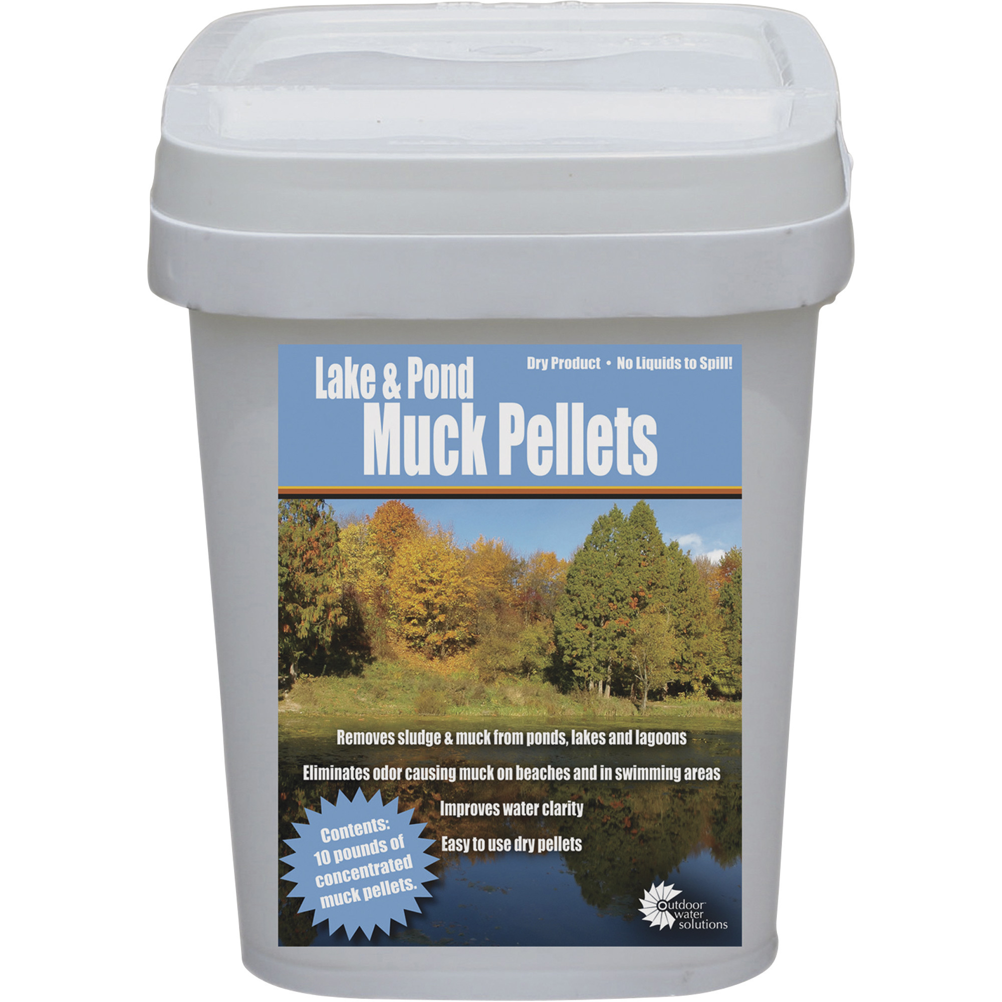 Outdoor Water Solutions Lake and Pond Muck Pellets, 10-Lbs., Model# PSP0150